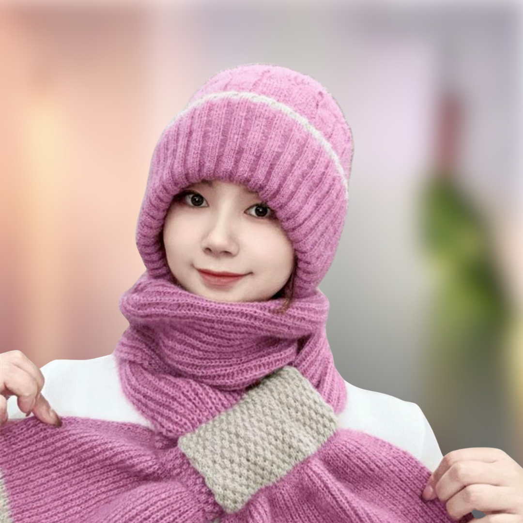 Le Bonnet Écharpe 2-en-1 - Nouvelle Collection Hiver 2025