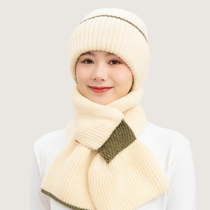 Le Bonnet Écharpe Tout-en-Un