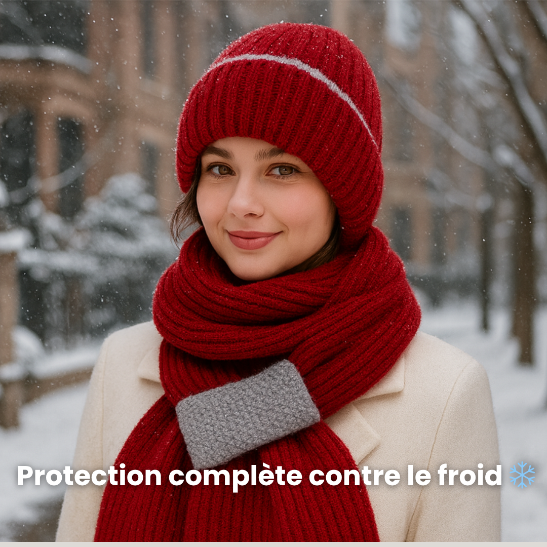 Le Bonnet Écharpe Tout-en-Un