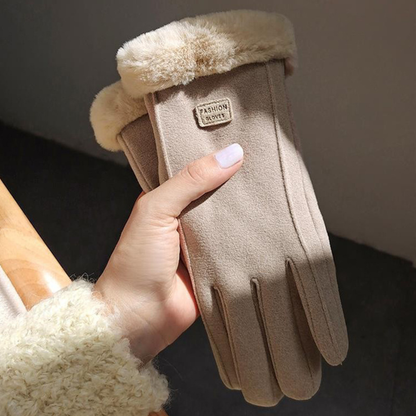 Gants d’hiver avec doublure polaire et doigts tactiles