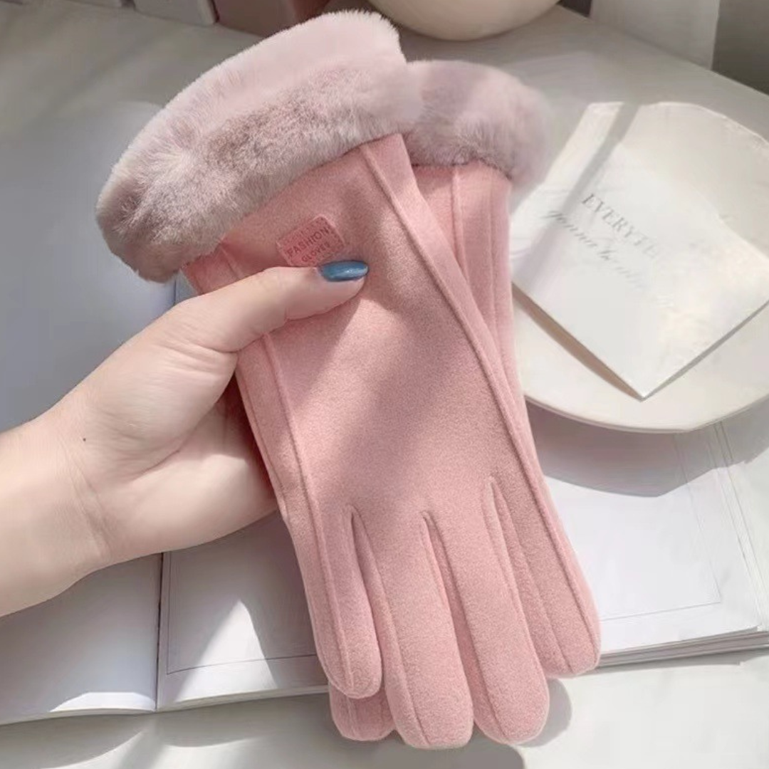 Gants d’hiver avec doublure polaire et doigts tactiles