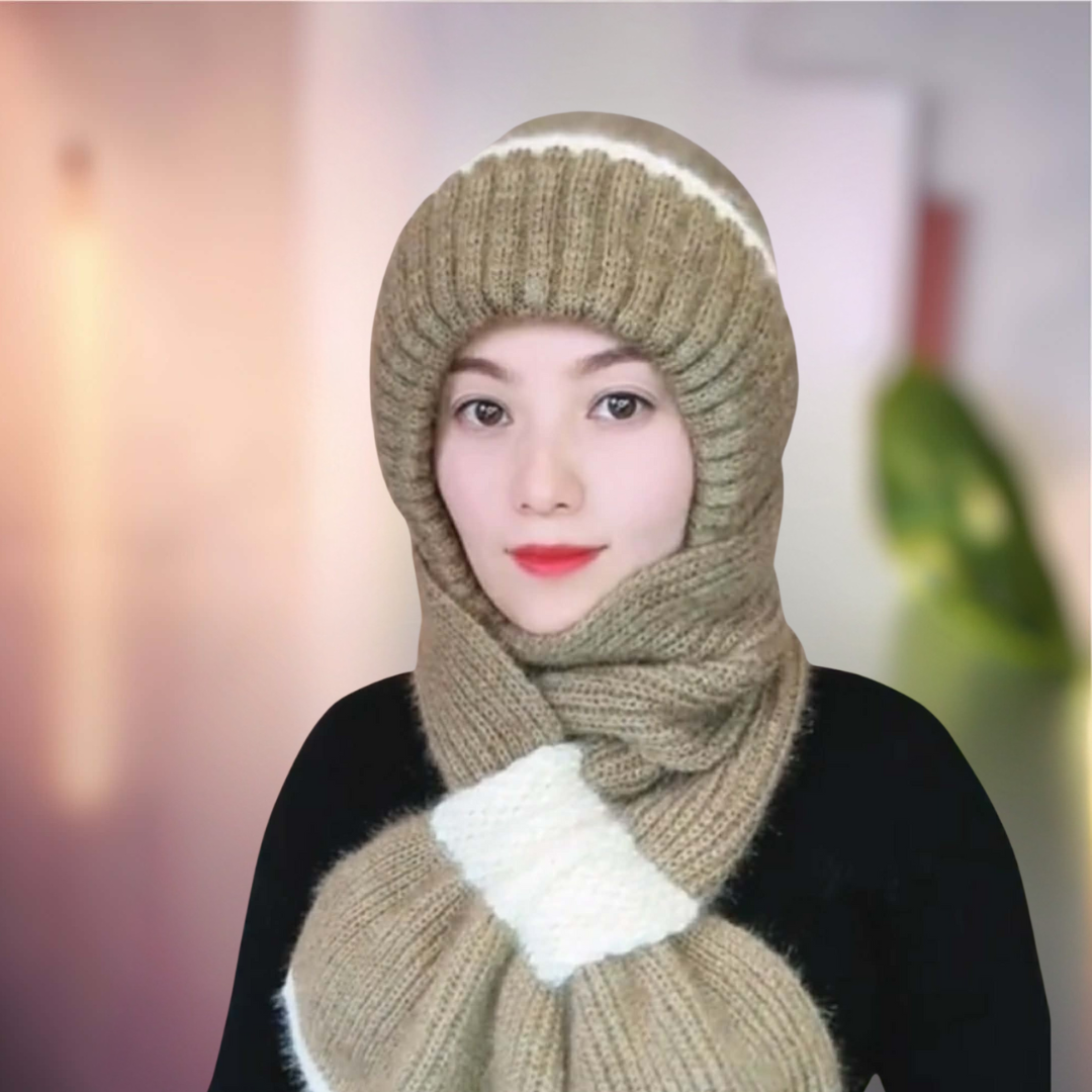Le Bonnet Écharpe 2-en-1  - Nouvelle Collection 2025