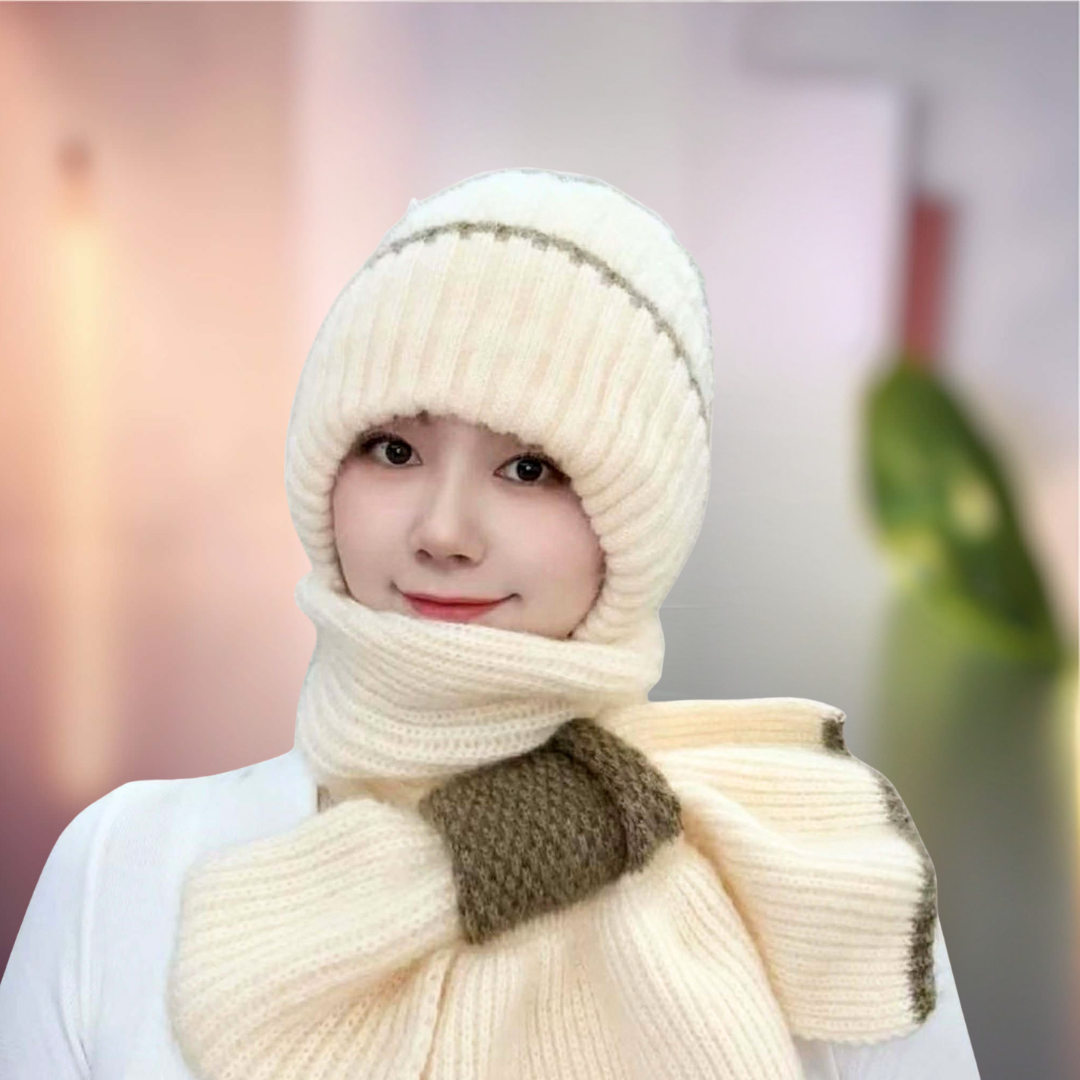 Le Bonnet Écharpe 2-en-1  - Nouvelle Collection 2025